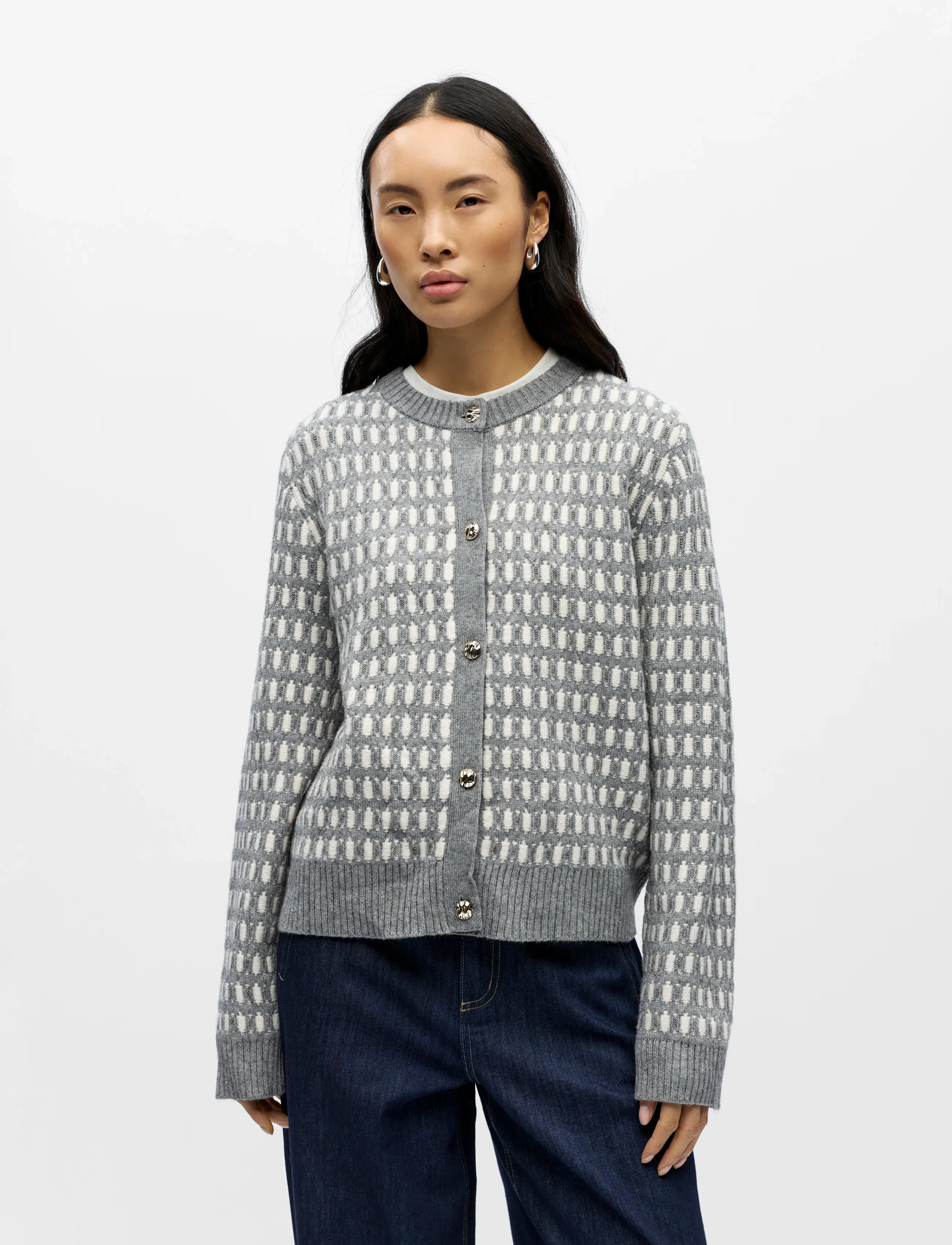 Objthess Noa L/S Cardigan E Aw Fair 25 3