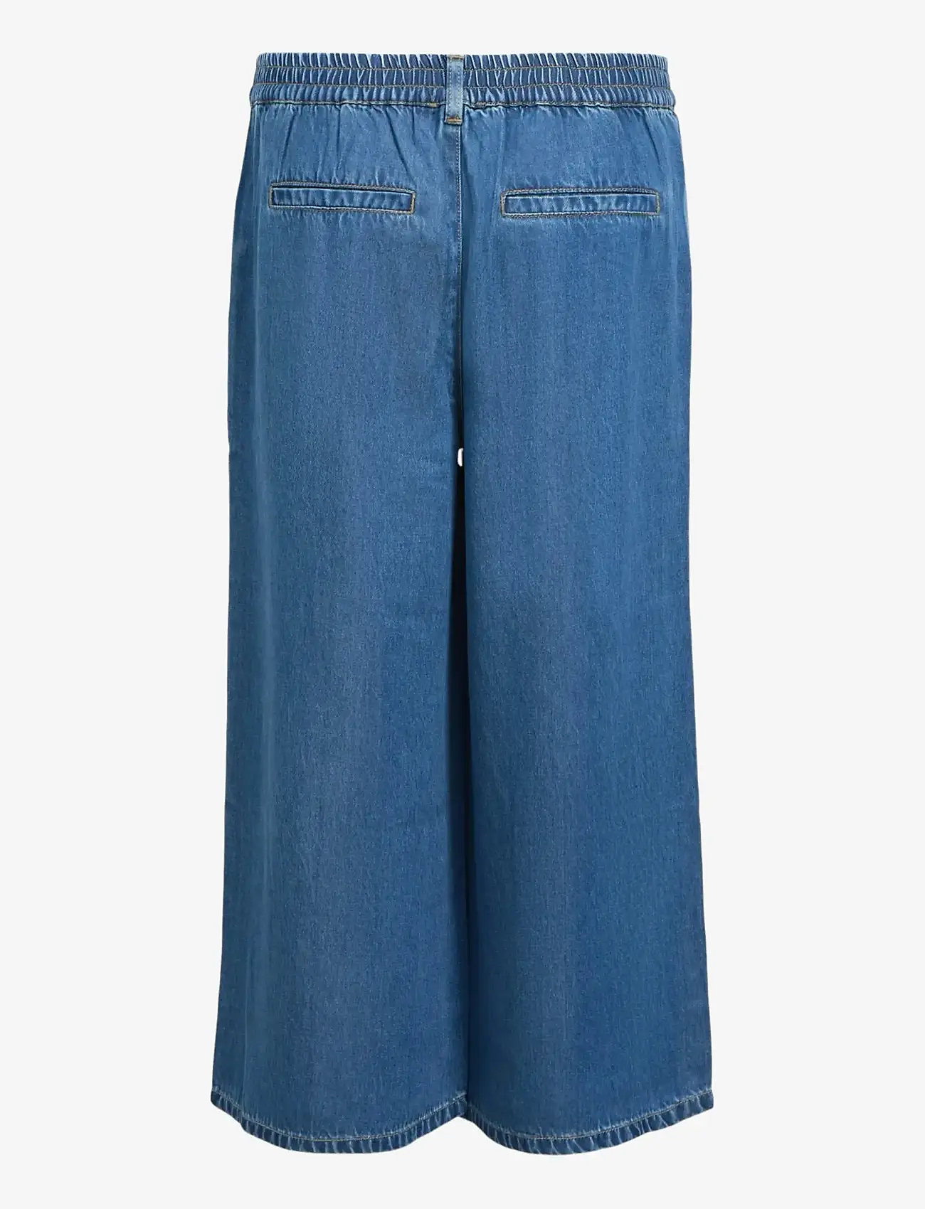 Object - OBJFRAME MW CULOTTE PANT NOOS - culottes - medium blue denim - 2