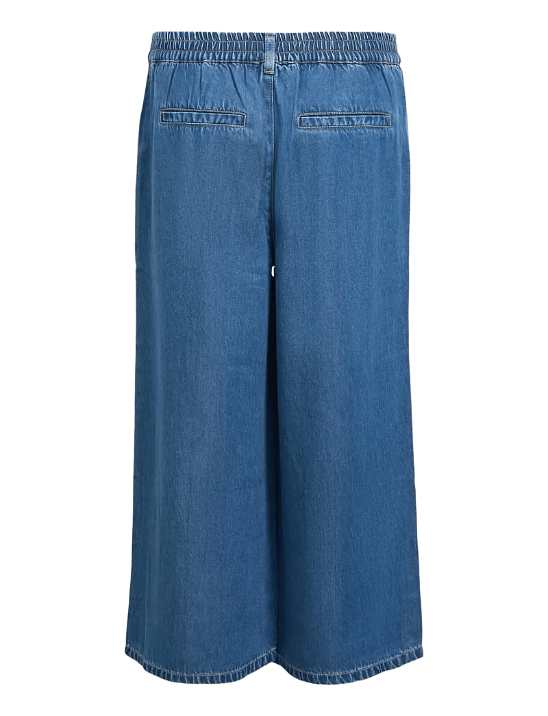 Object - OBJFRAME MW CULOTTE PANT NOOS - culottes - medium blue denim - 2