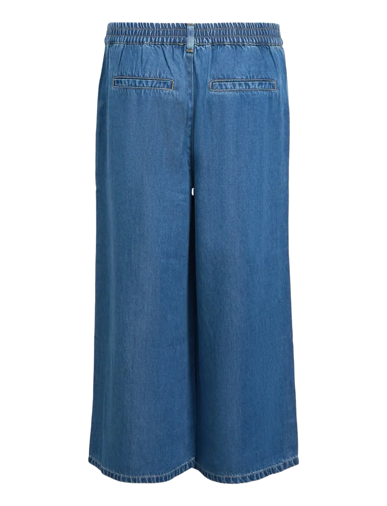 Object - OBJFRAME MW CULOTTE PANT NOOS - culottes - medium blue denim - 2