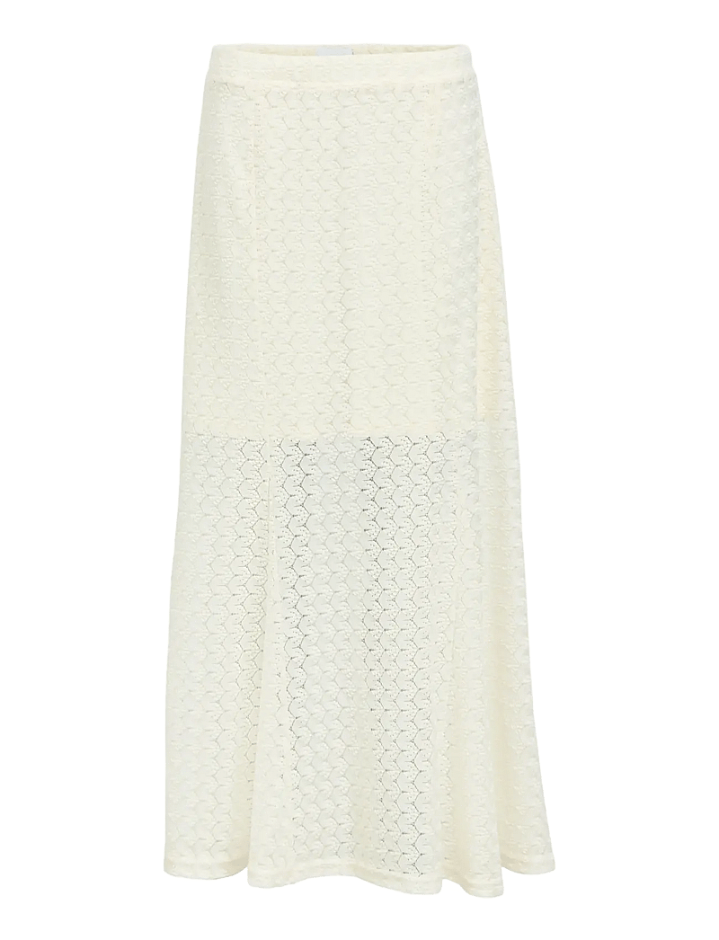 Object - OBJJULIA HW LONG SKIRT 144 - maxi skirts - birch - 1