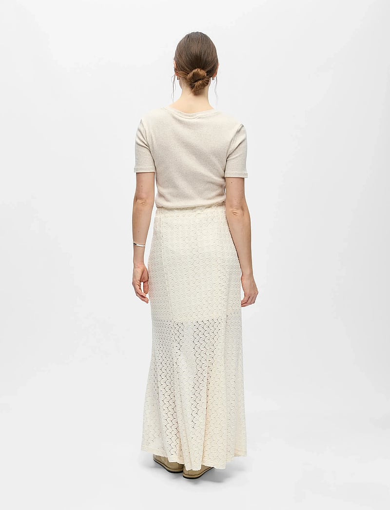 Object - OBJJULIA HW LONG SKIRT 144 - maxi skirts - birch - 2