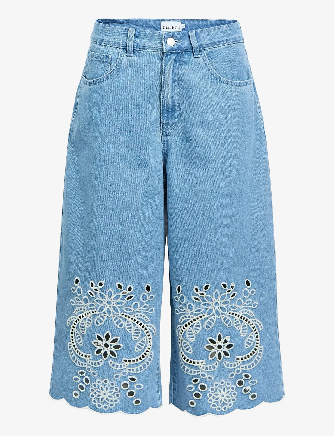 Object - OBJIDDA BERMUDA DENIM SHORTS 144 - bermuda - light blue denim - 1