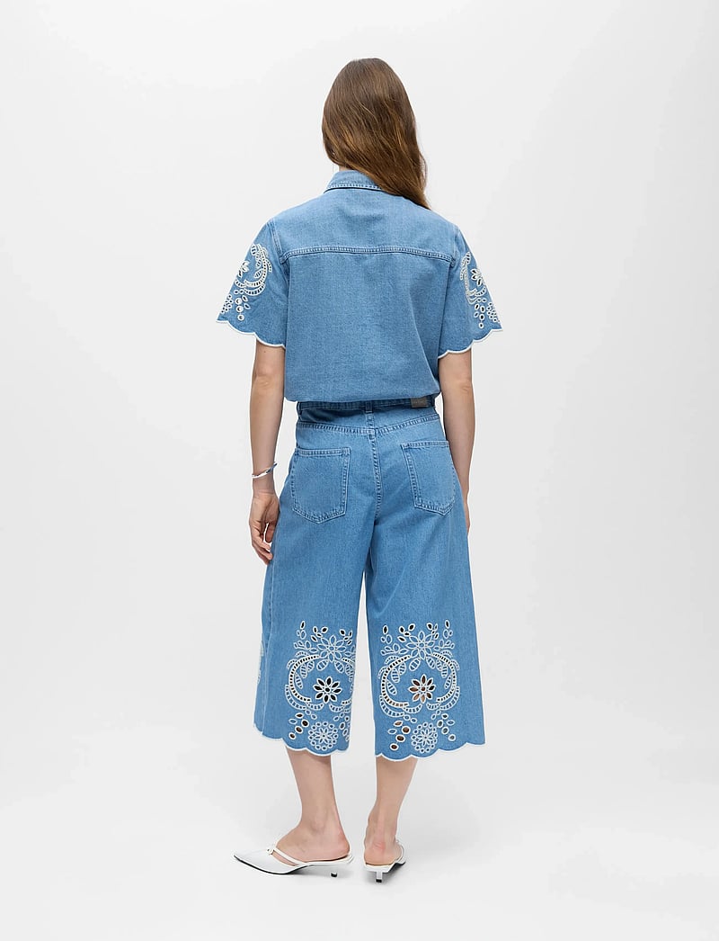 Object - OBJIDDA BERMUDA DENIM SHORTS 144 - lühikesed teksapüksid - light blue denim - 3