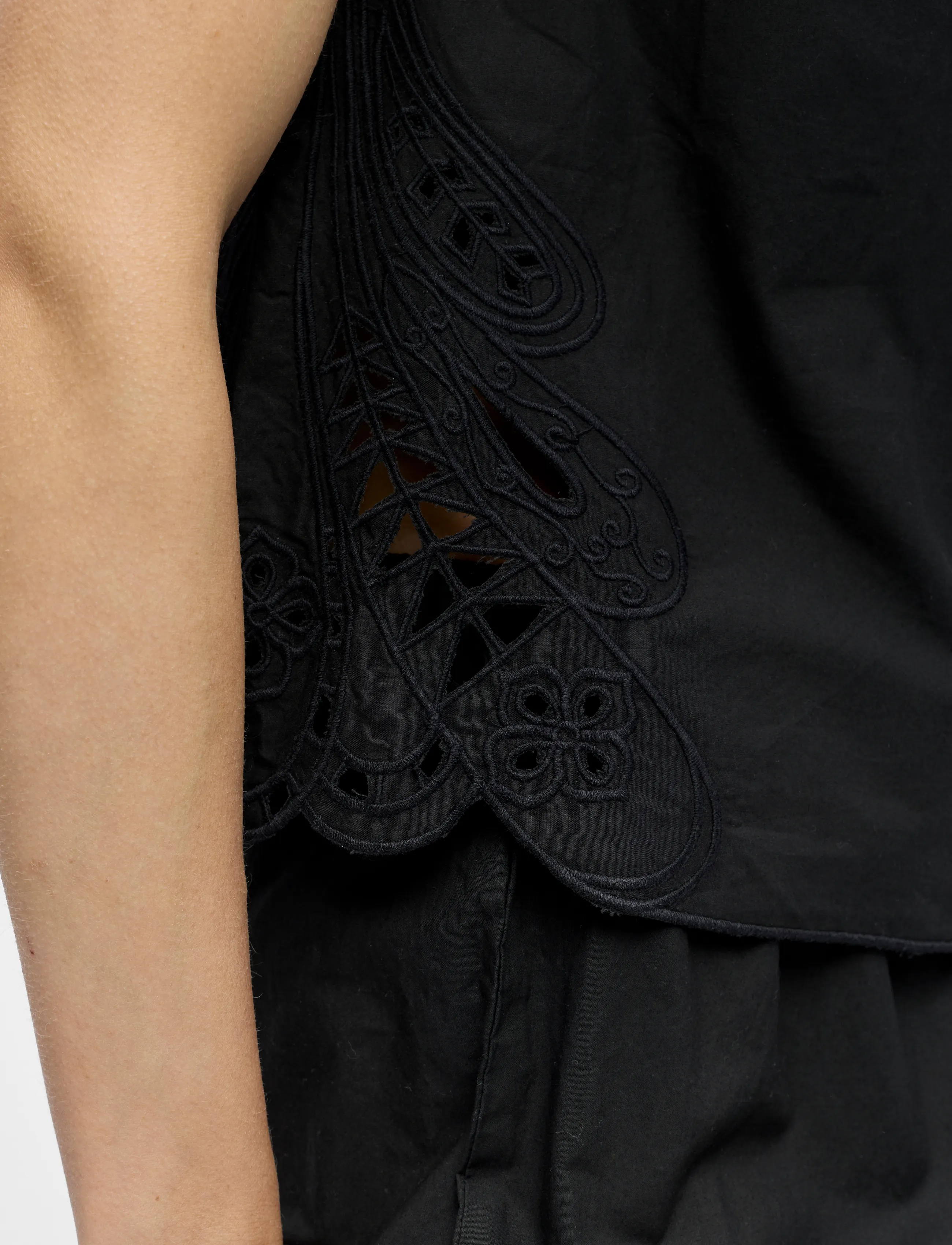 Object - OBJMADIA SL RE TOP 144 - sleeveless blouses - black - 4