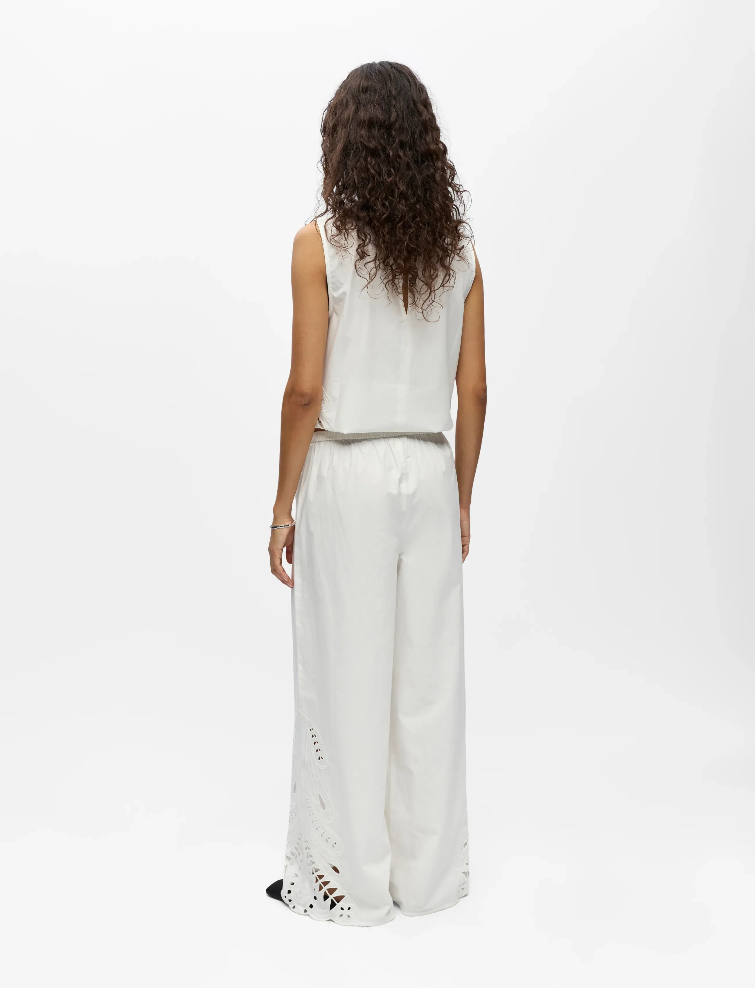 OBJECT Objmadia Mw Wide Pant 144 kostymbyxor dam – bild 2