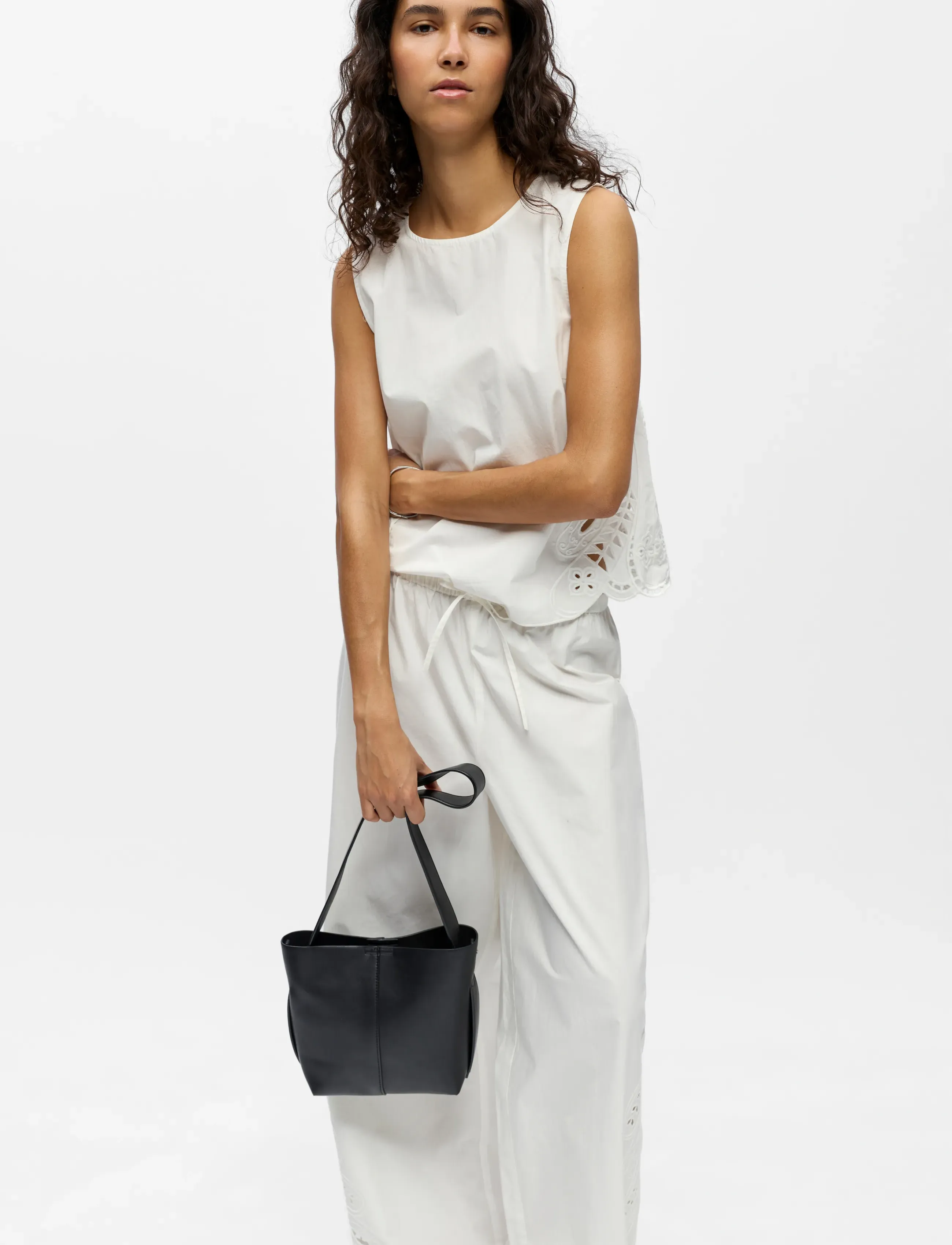 OBJECT Objmadia Mw Wide Pant 144 kostymbyxor dam – bild 5