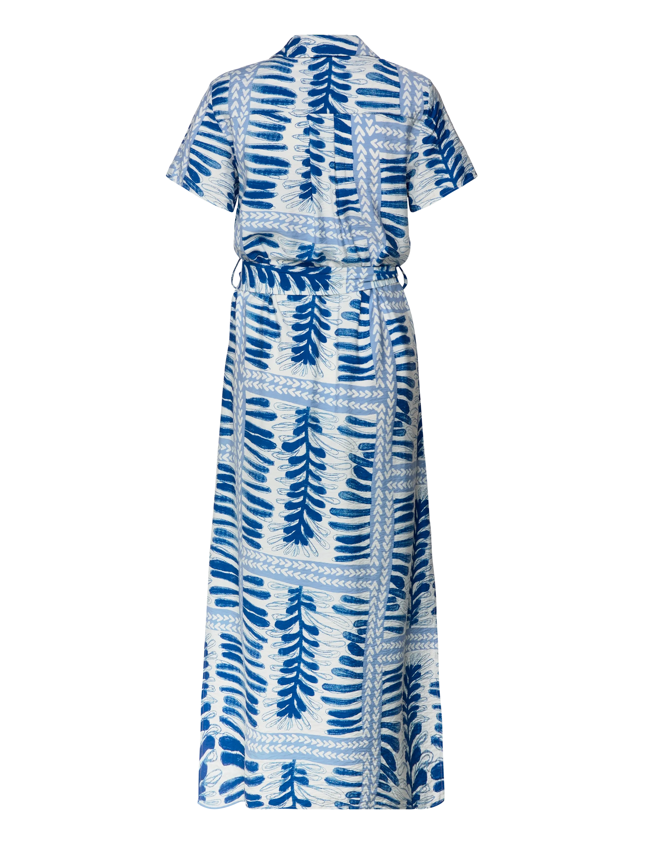 Object - OBJSHELLY S/S RE SHIRT MIDI DRESS 145 - sommerkjoler - azure blue - 1