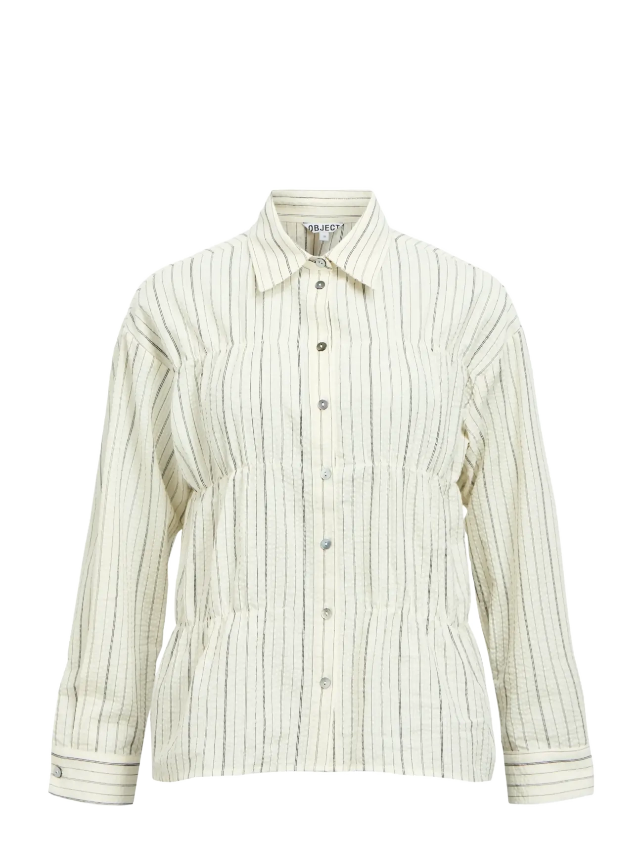 Object OBJDAMICA L/S RE SHIRT E SP 26 - Officewear - CLOUD DANCER / cream