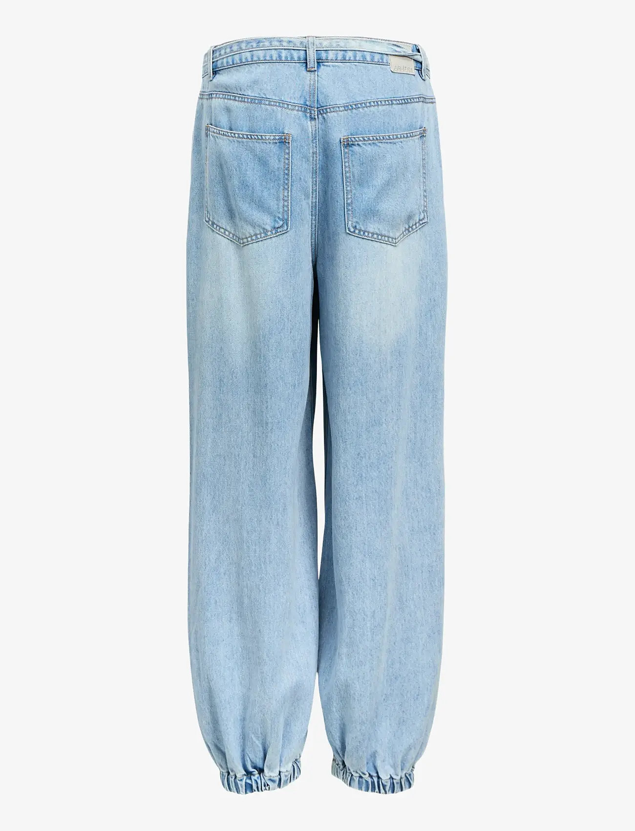 Object - OBJLARA MW JOGGER PANT NOOS - barrel jeans - light blue denim - 2