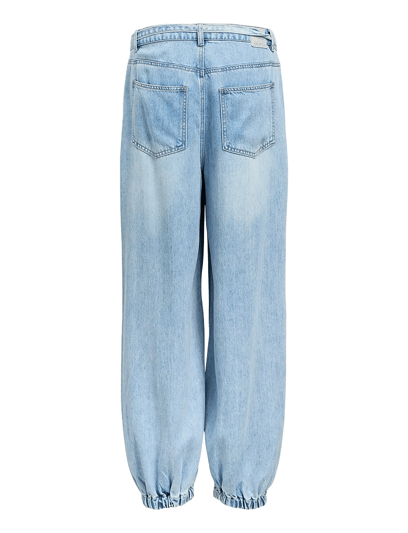Object - OBJLARA MW JOGGER PANT NOOS - barrel jeans - light blue denim - 2