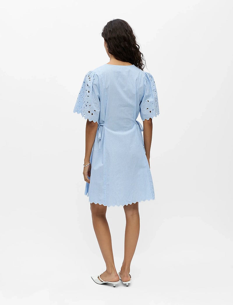 Object - OBJBERRA S/S RE SHORT SHIRT DRESS 145 - skjortekjoler - winter sky - 2