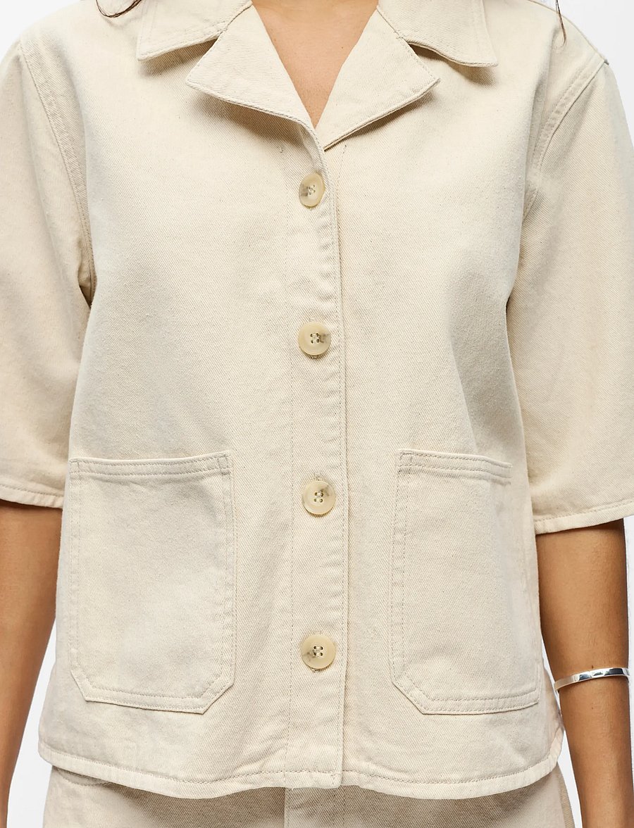Object - OBJPIXIE S/S RE SHIRT 145 - lühikeste varrukatega särgid - birch - 3