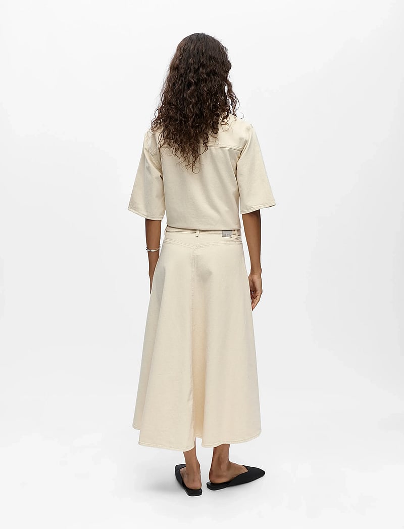 Object - OBJPIXIE MW MIDI SKIRT 145 - midi nederdele - birch - 3