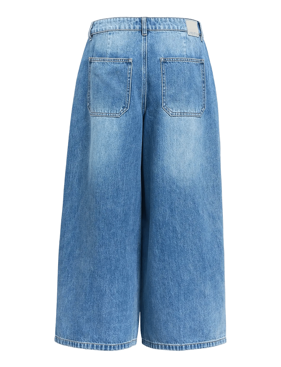 Object - OBJFULLA MW DENIM CULOTTE 145 - jorts - medium blue denim - 2