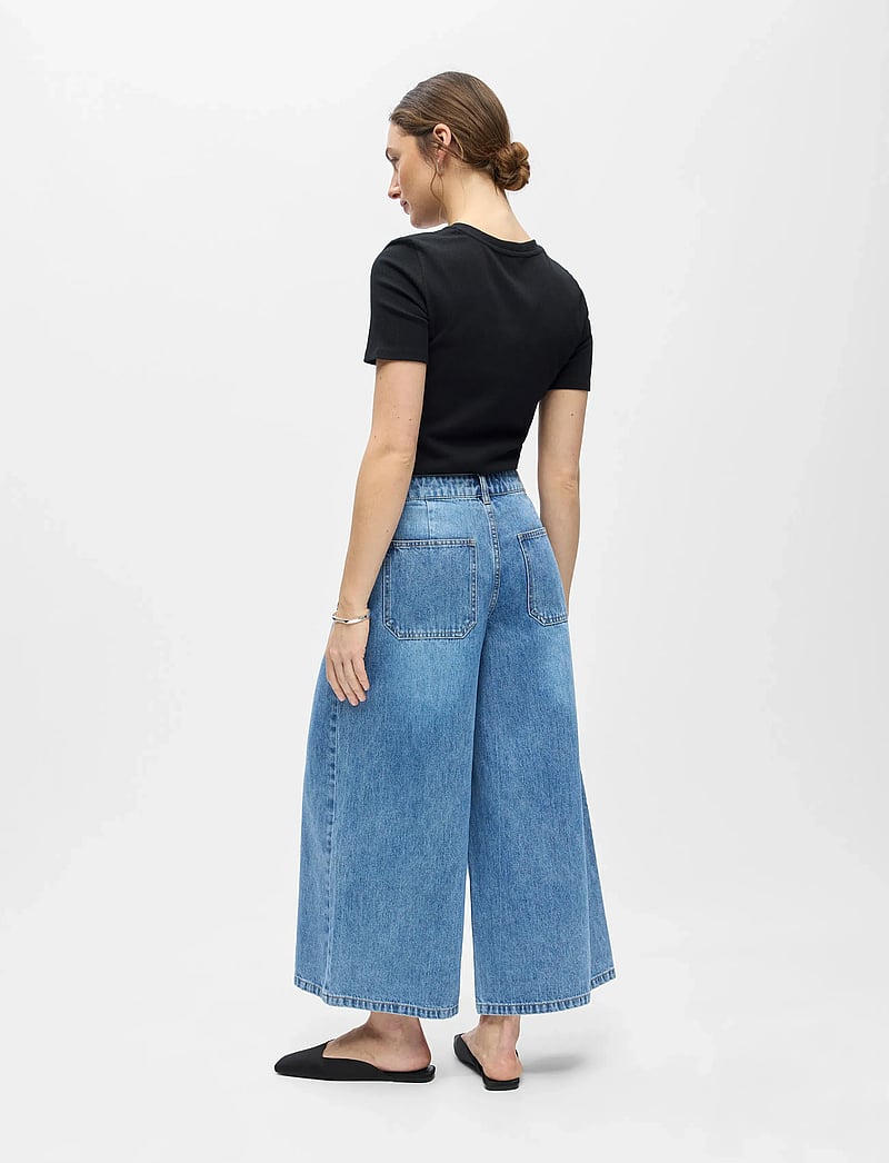 Object - OBJFULLA MW DENIM CULOTTE 145 - jorts - medium blue denim - 3