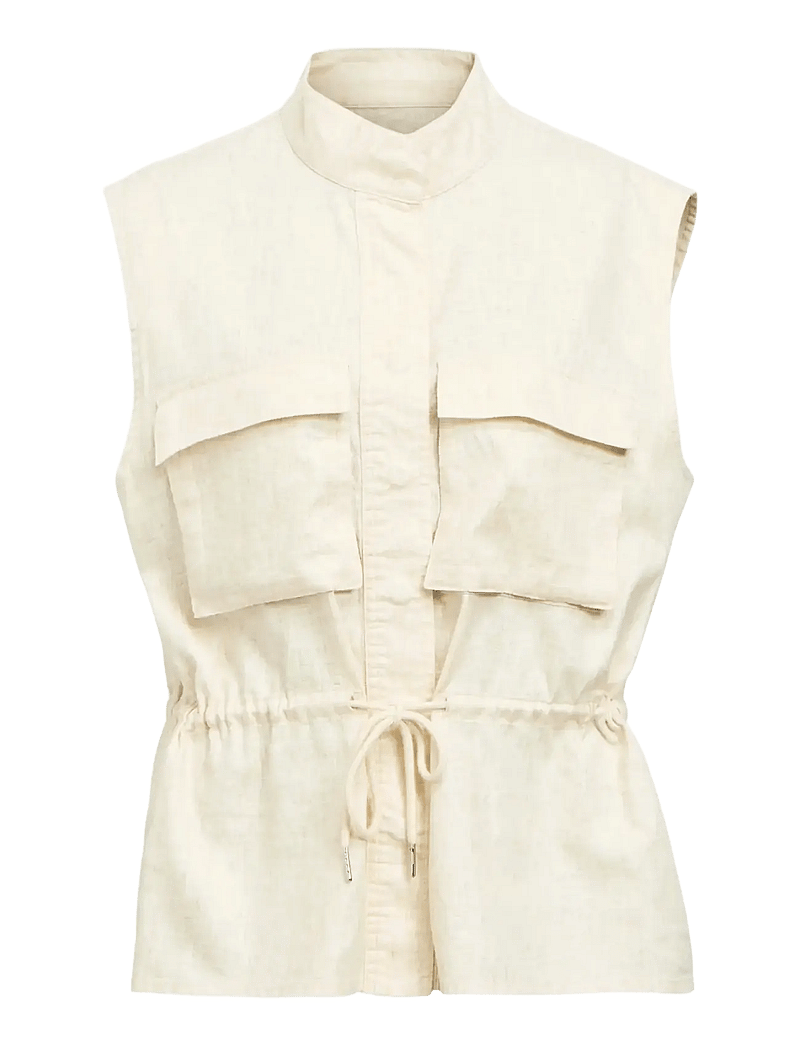 Object - OBJKADIE LO WAISTCOAT 145 - Ärmellose tops - birch - 1