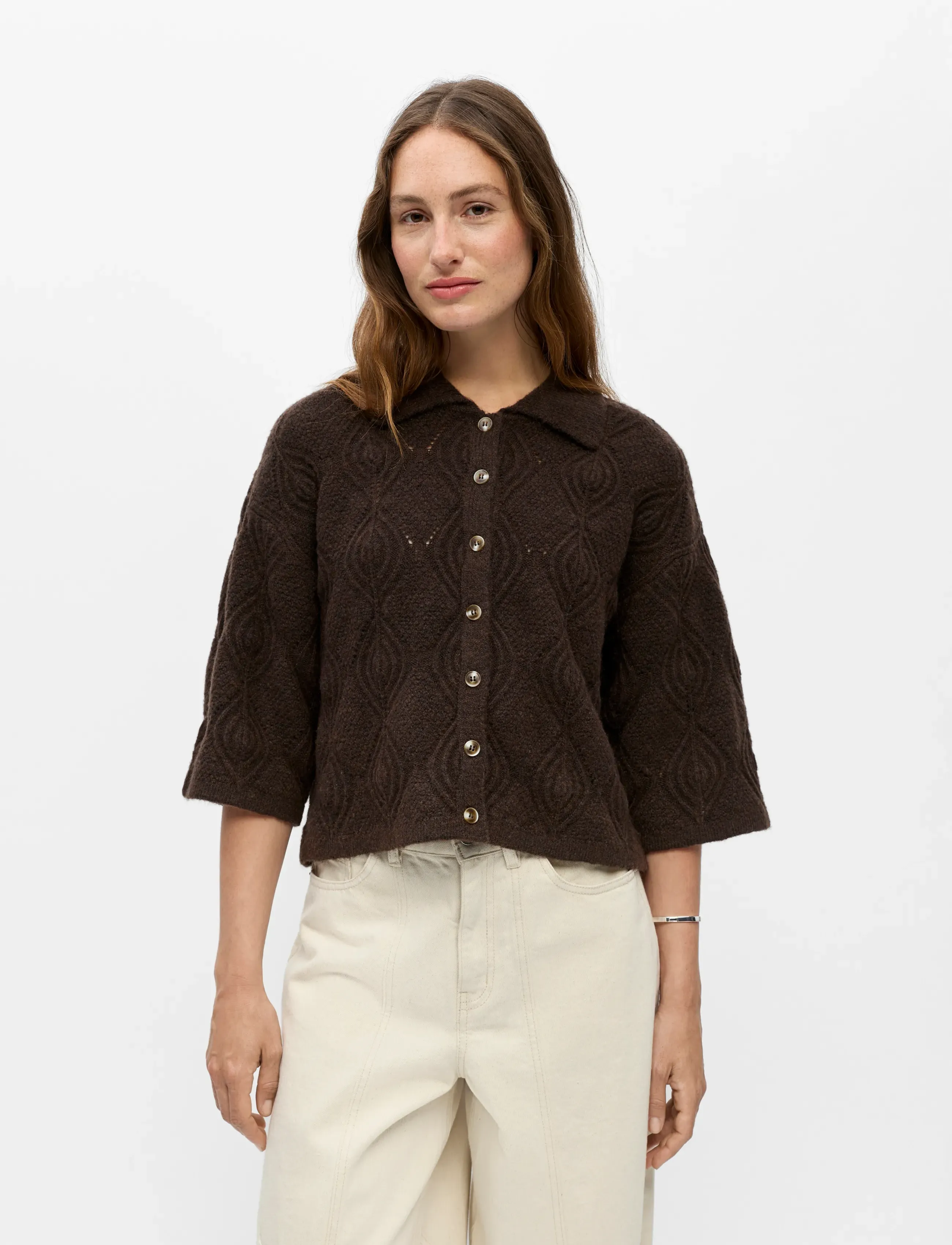 Objkaisa Flora 3/4 Lo Knit Cardigan Noos 3