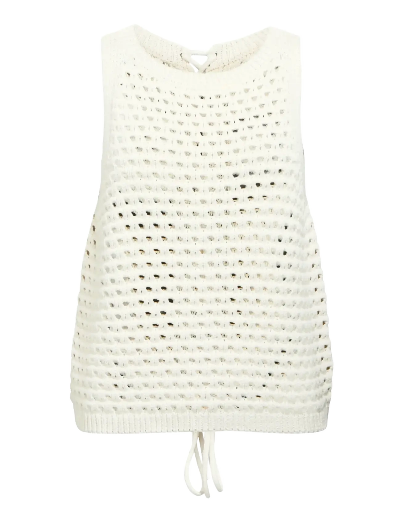Object OBJDUNJA LO S/L KNIT TOP 145 - Gebreide truien & vesten - WHITE / white
