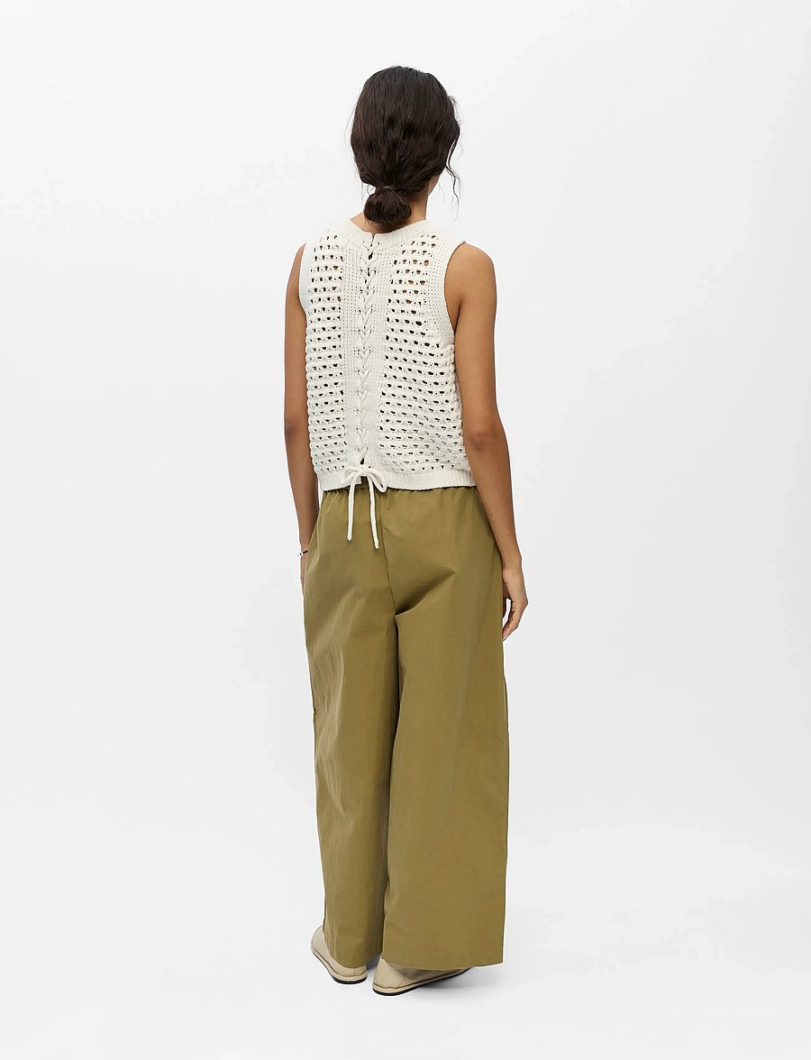 Object - OBJDUNJA LO S/L KNIT TOP 145 - pullover - white - 2