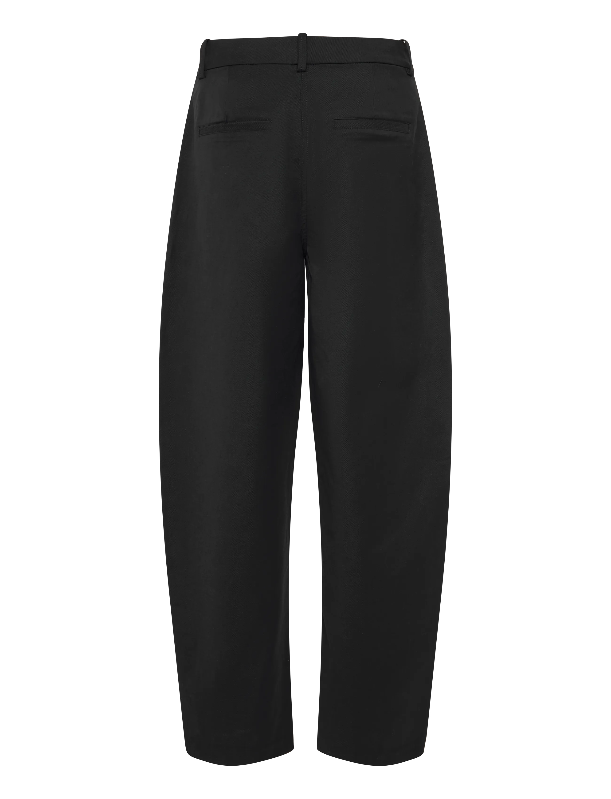 Object - OBJMILLY MW BARREL CHINOS NOOS - hosen mit geradem bein - black - 1