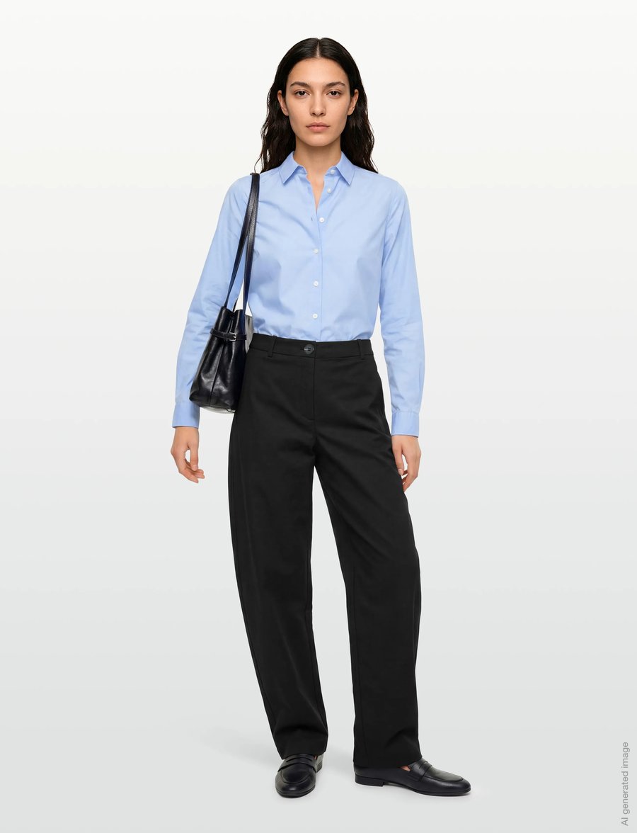 Object - OBJMILLY MW BARREL CHINOS NOOS - barrel gallabuxur - black - 0