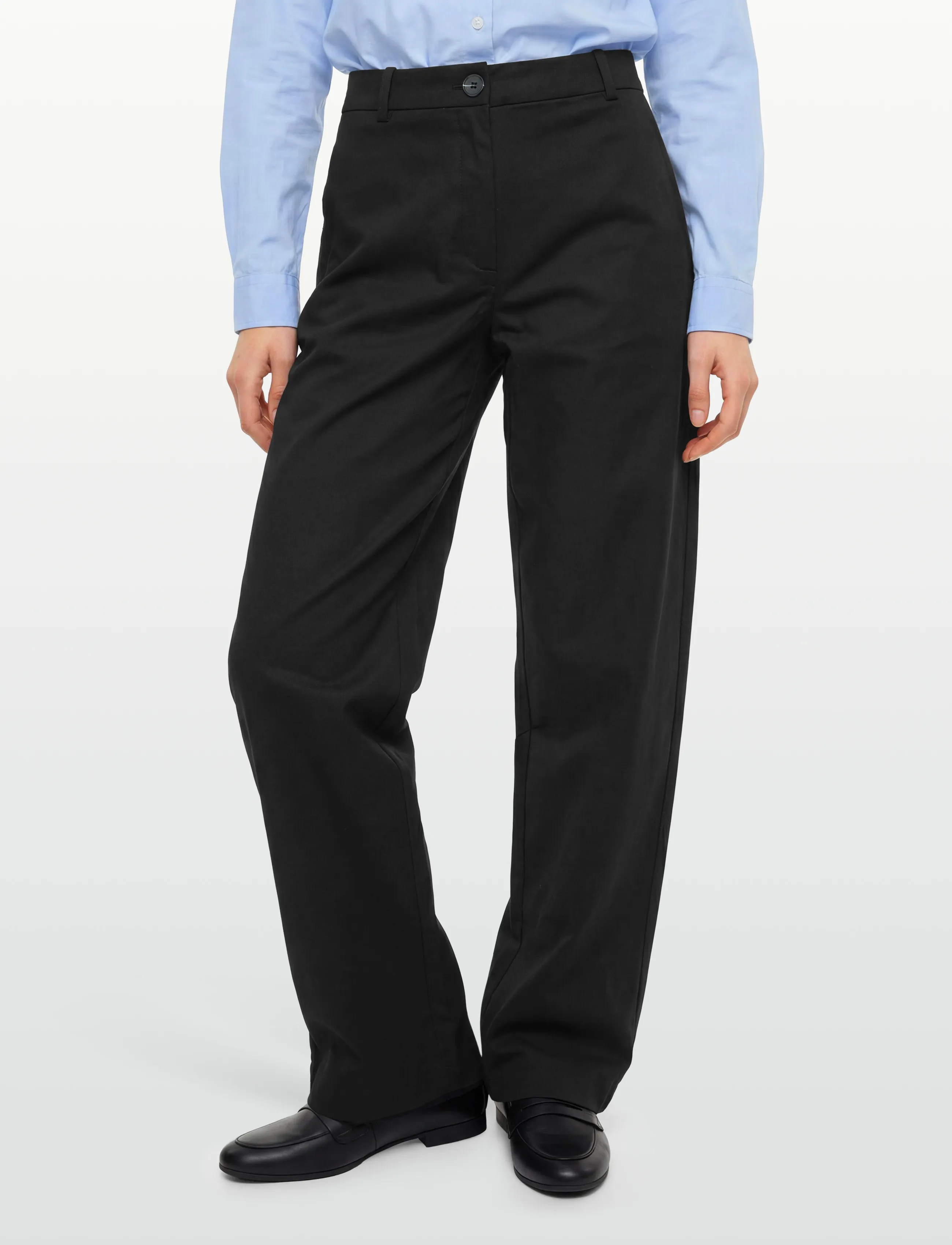 Object - OBJMILLY MW BARREL CHINOS NOOS - barrel gallabuxur - black - 3