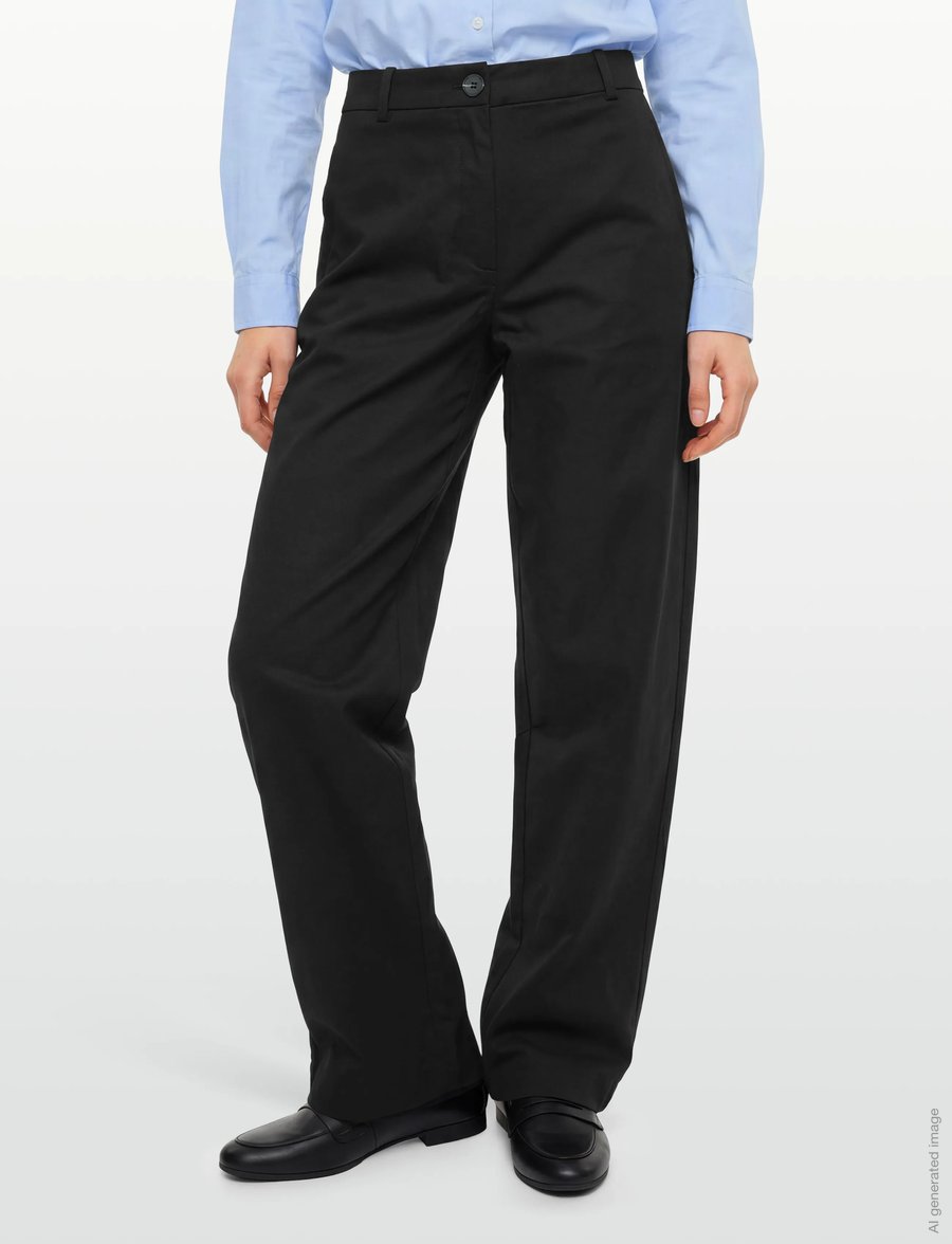 Object - OBJMILLY MW BARREL CHINOS NOOS - barrel gallabuxur - black - 3