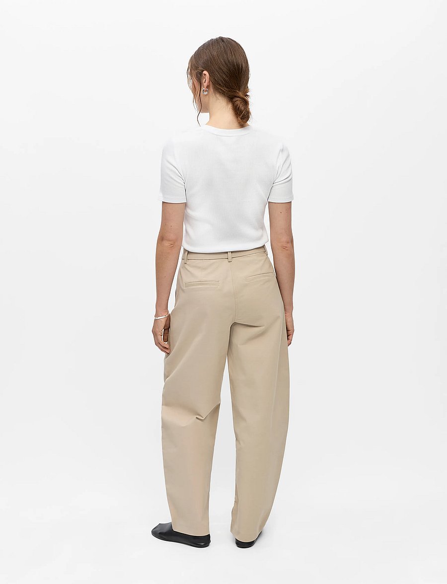 Object - OBJMILLY MW BARREL CHINOS NOOS - barrel-bukser - humus - 3
