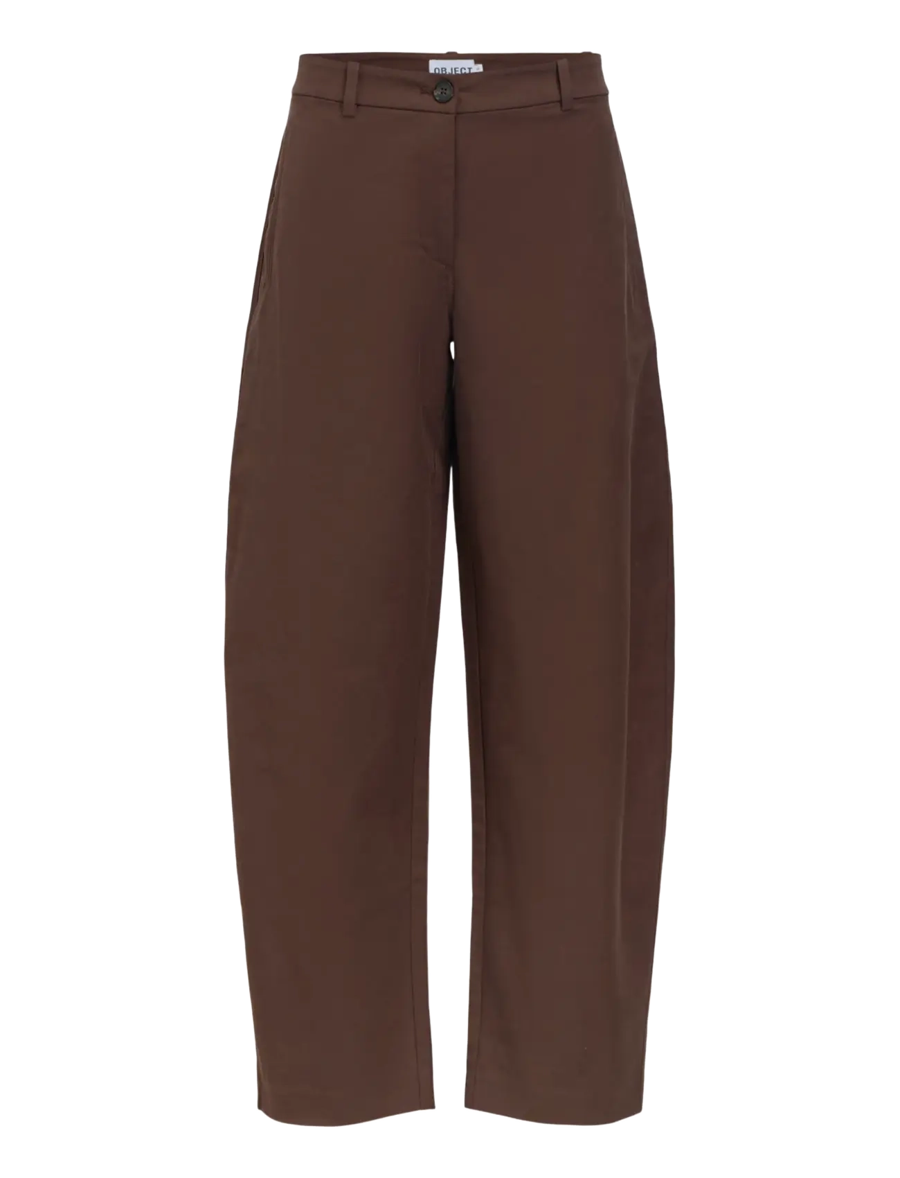 Object - OBJMILLY MW BARREL CHINOS NOOS - barrel-bukser - seal brown - 1