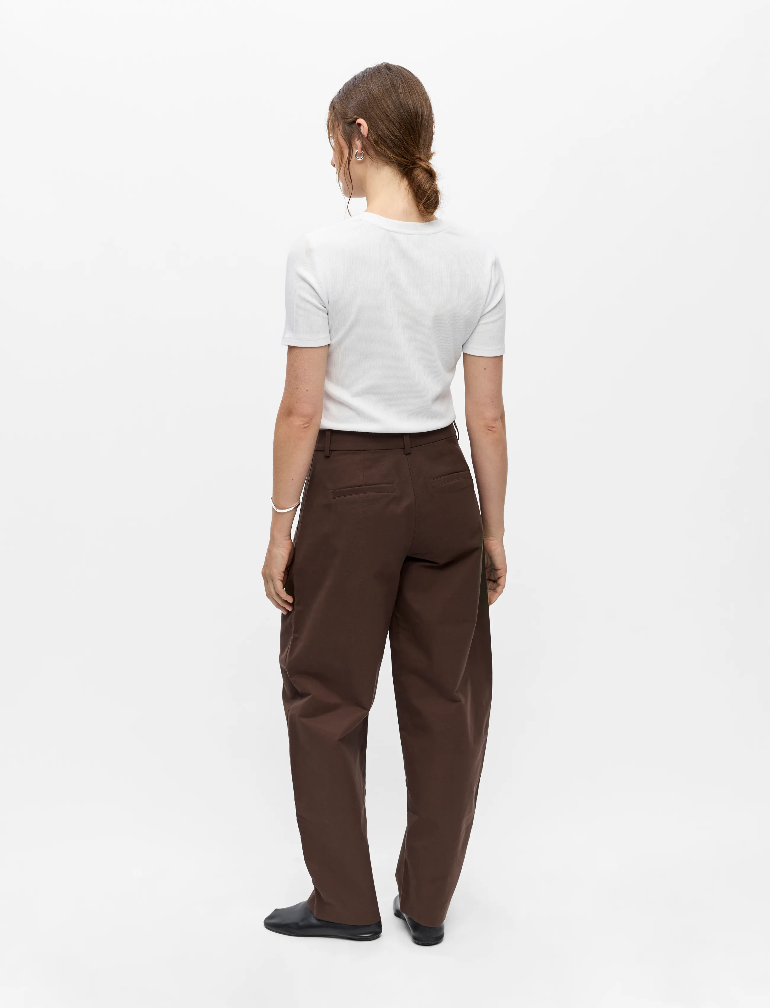 Object - OBJMILLY MW BARREL CHINOS NOOS - barrel-bukser - seal brown - 2