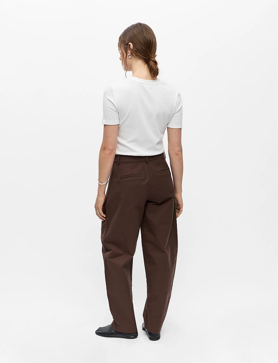Object - OBJMILLY MW BARREL CHINOS NOOS - barrel-bukser - seal brown - 2