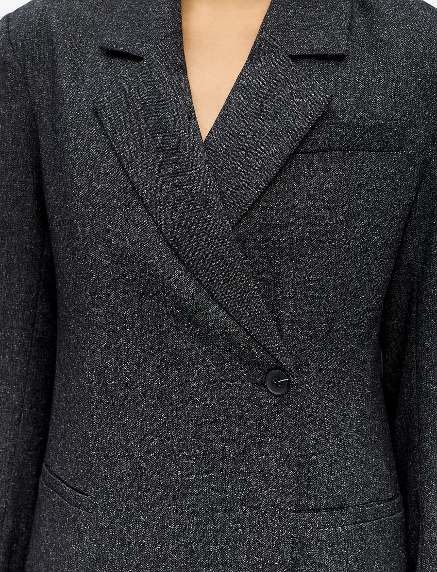 Object - OBJSANJA L/S WAISTED BLAZER NOOS - Üherealised pintsakud - black - 3
