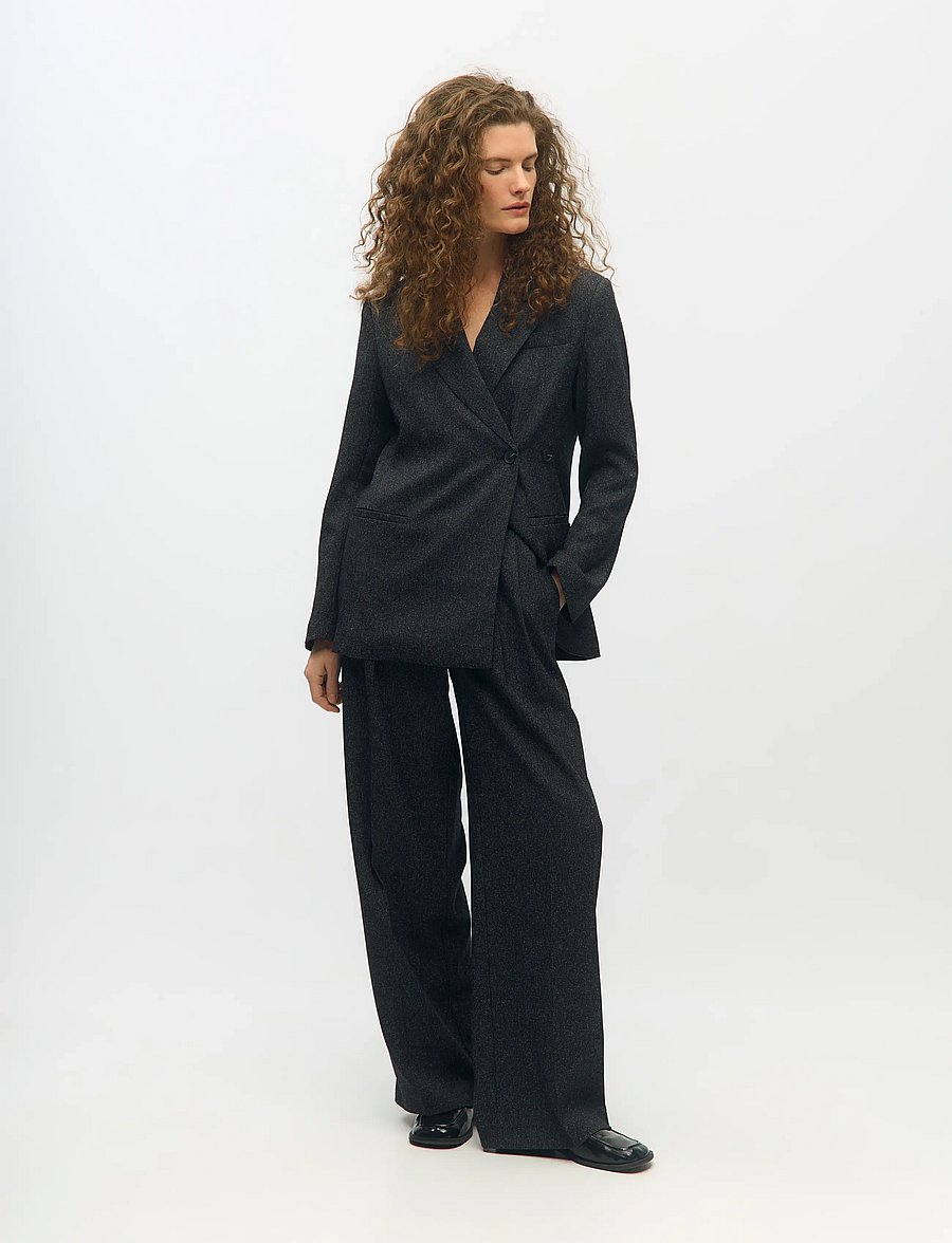 Object - OBJSANJA MW LO PANTS NOOS - kostymbyxor - black - 0