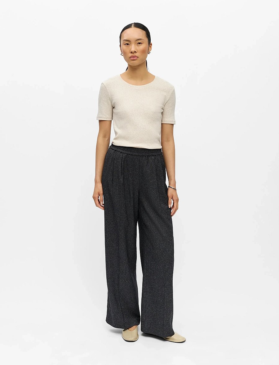 Object - OBJSANJA MW LO PANTS NOOS - black - 0