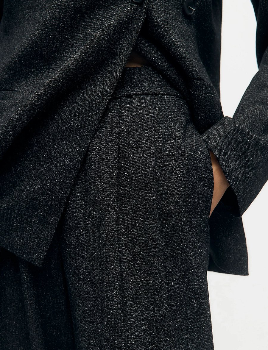 Object - OBJSANJA MW LO PANTS NOOS - kostymbyxor - black - 2
