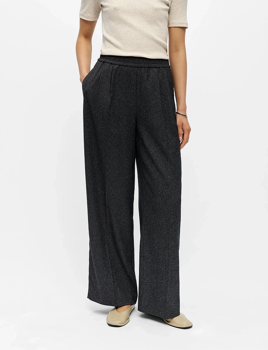 Object - OBJSANJA MW LO PANTS NOOS - black - 4