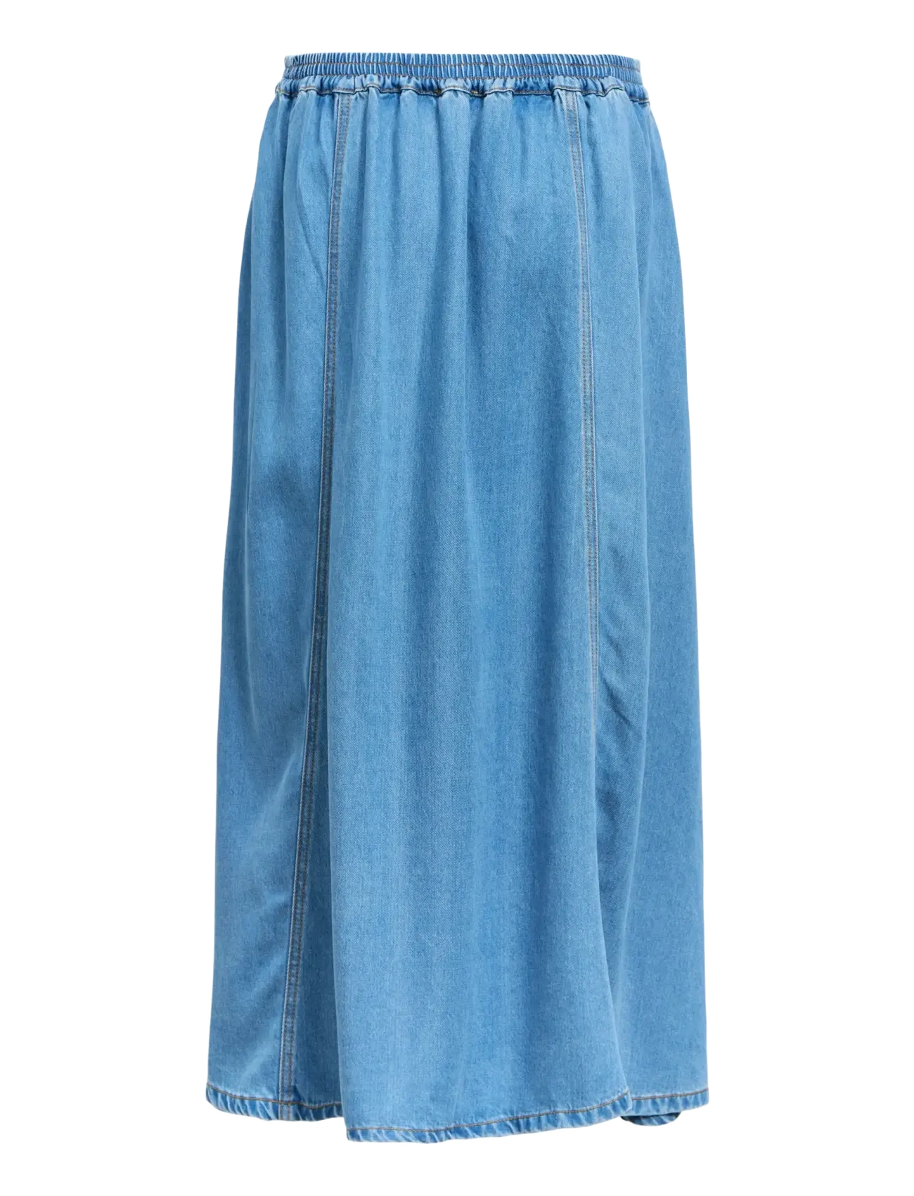 Object - OBJFRAME MW DENIM SKIRT NOOS - teksaseelikud - light blue denim - 2