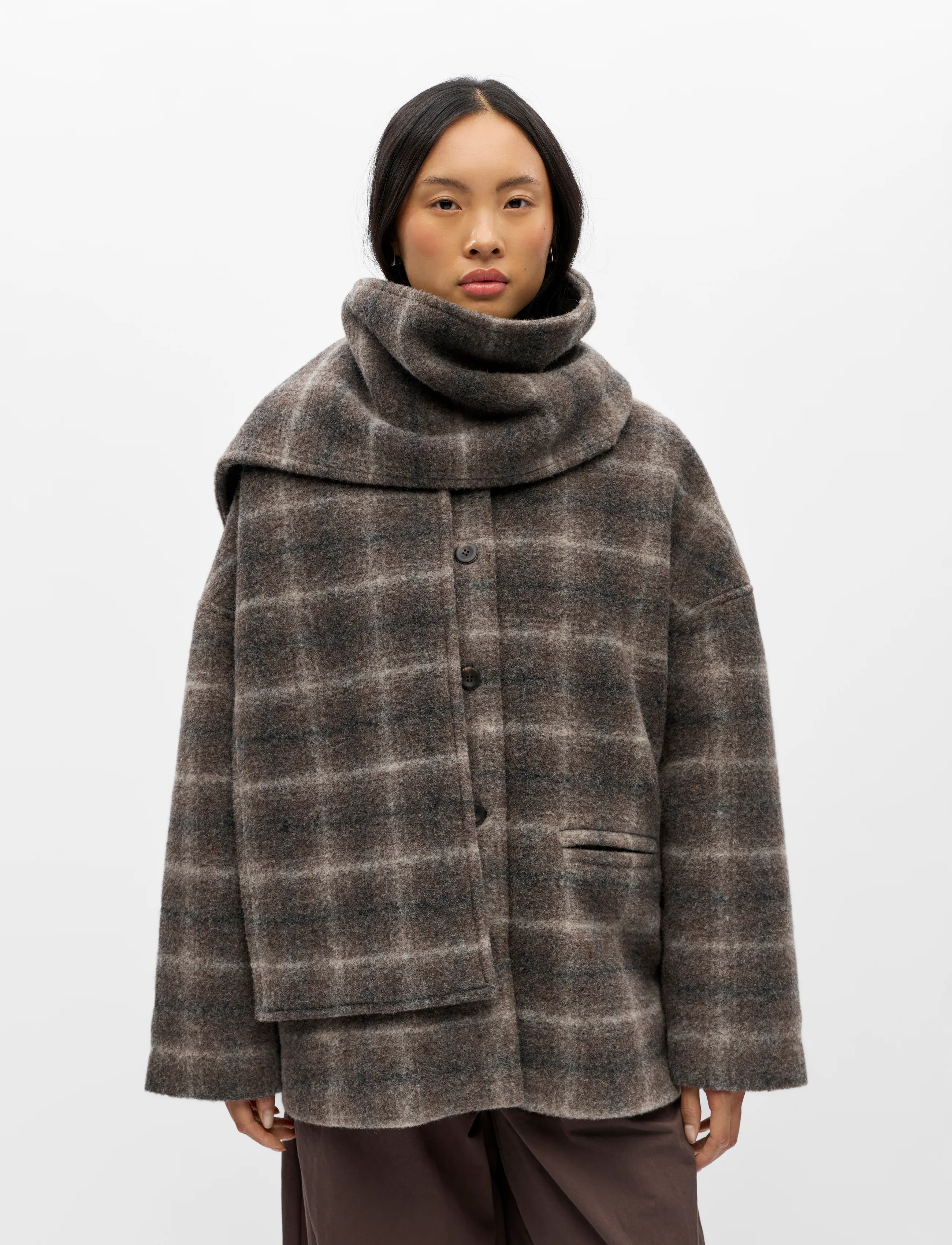 OBJECT Objmaise L/S Lo Scarf Jacket Noos jackor dam – bild 4