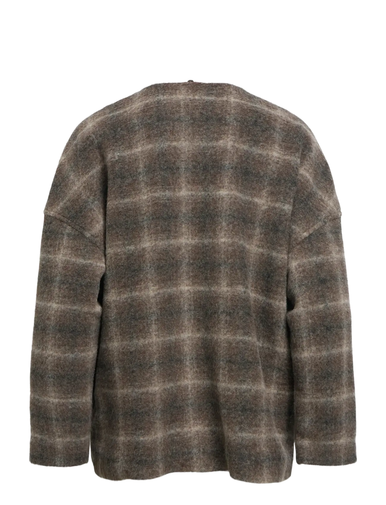 Object - OBJMAISE L/S LO SCARF JACKET NOOS - talvejoped - carafe - 3