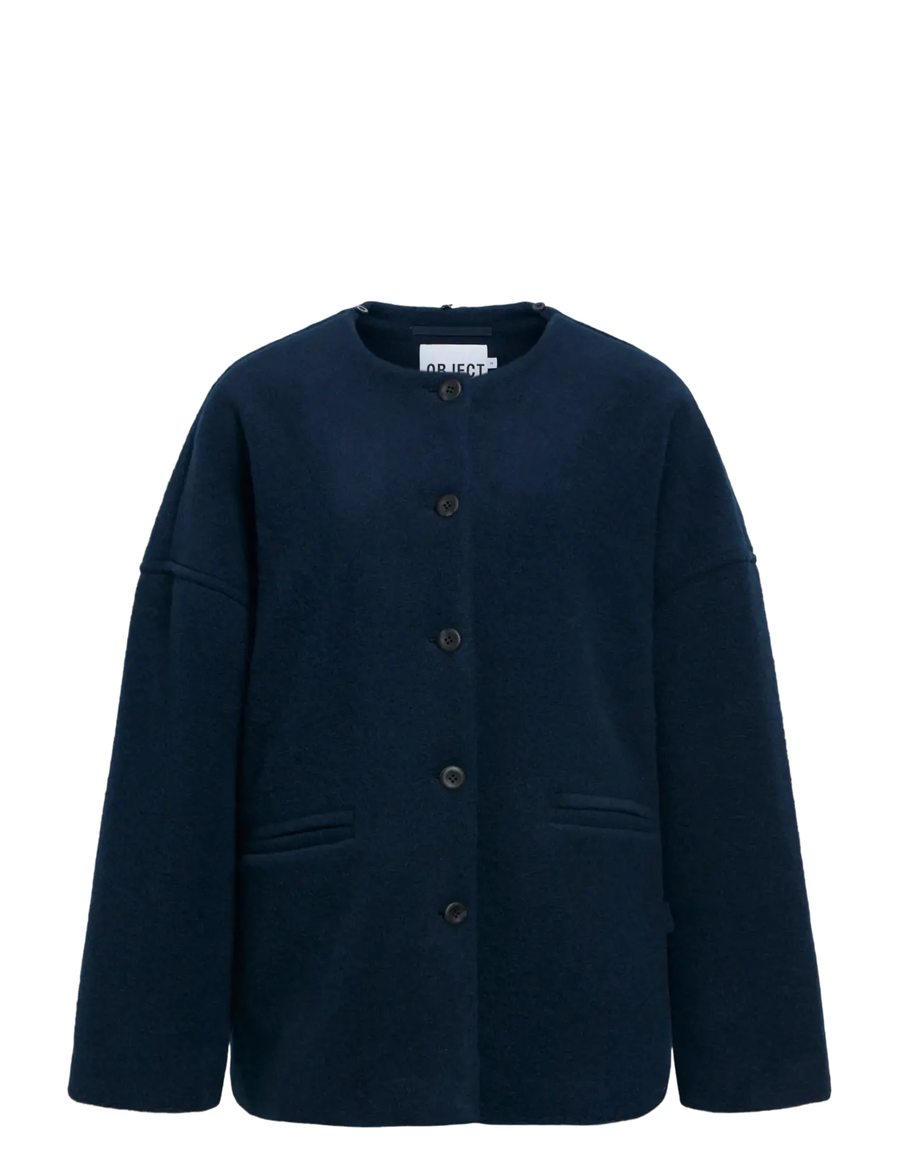 Object - OBJMAISE L/S LO SCARF JACKET NOOS - sügisjakid - dark sapphire - 2