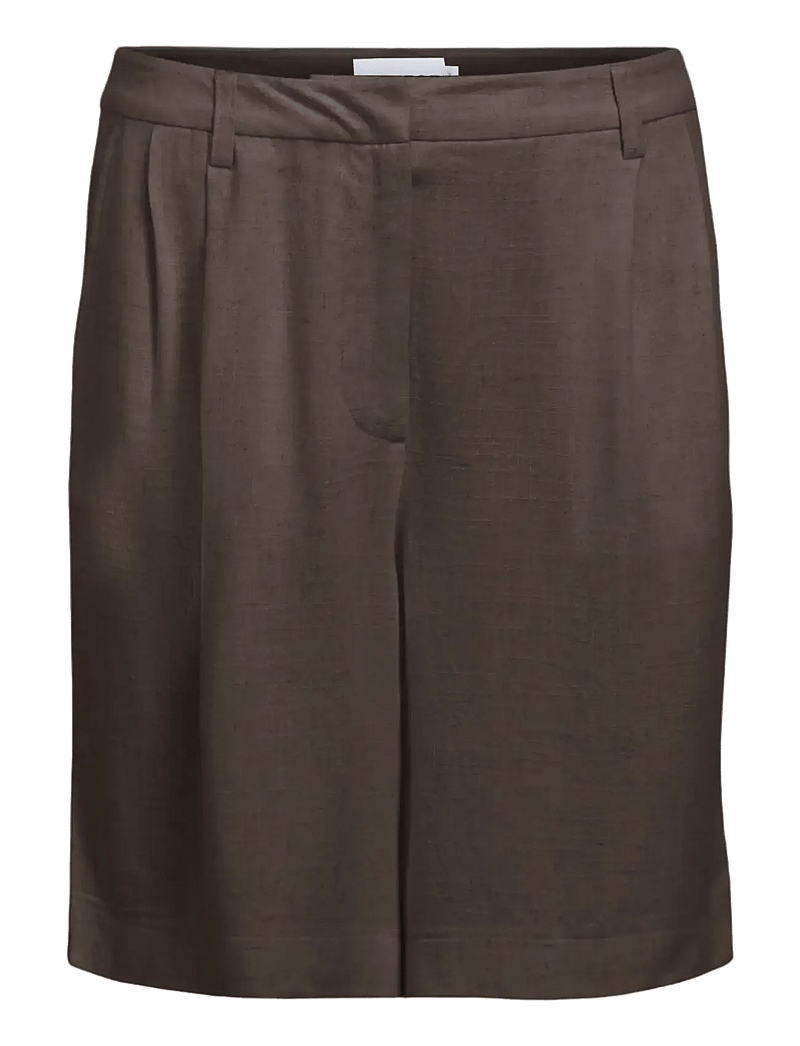 Object - OBJSANNE MW LO SHORTS NOOS - hørshorts - seal brown - 1