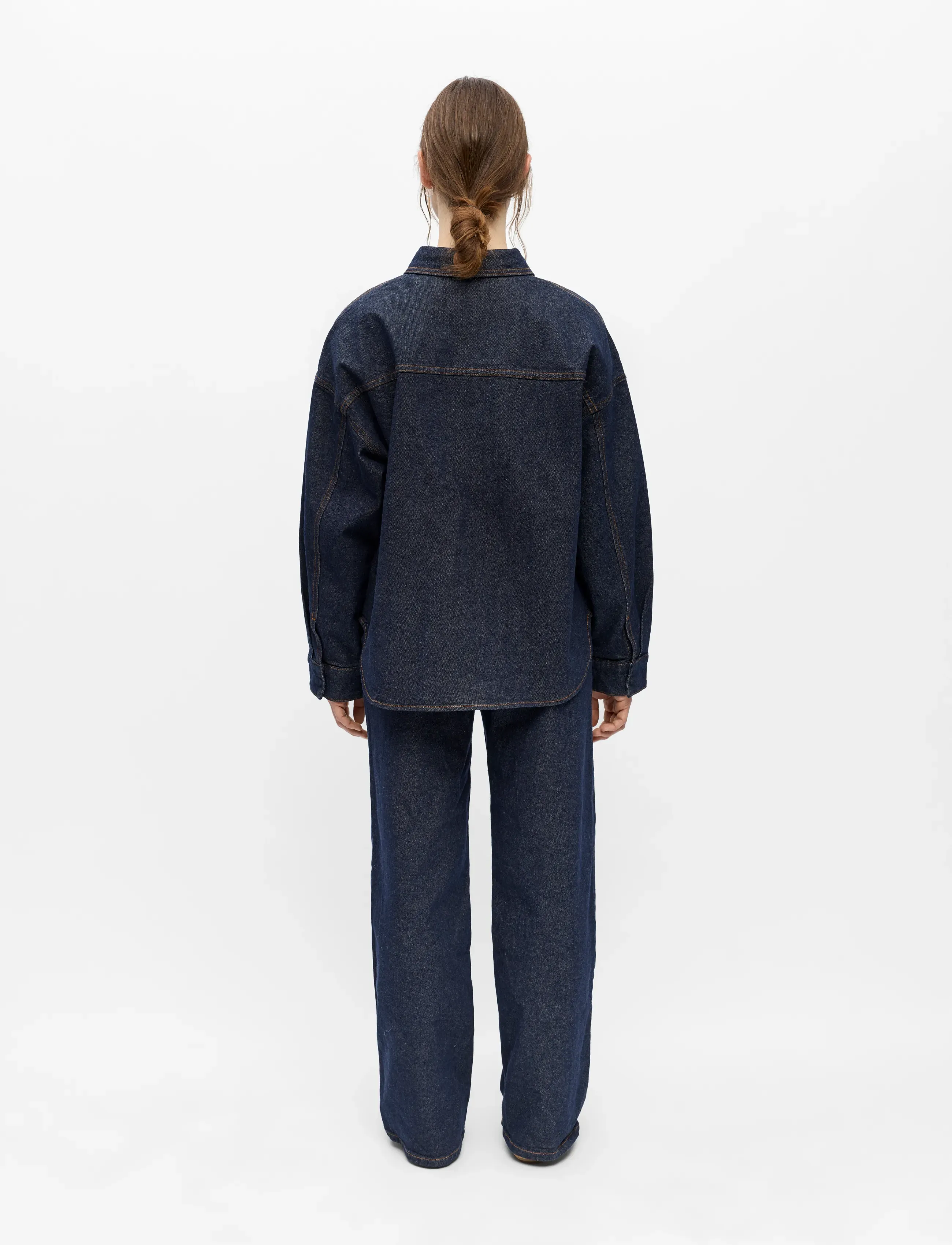 Object - OBJSOLE MAE L/S LO DENIM SHIRT NOOS - dark blue denim - 2