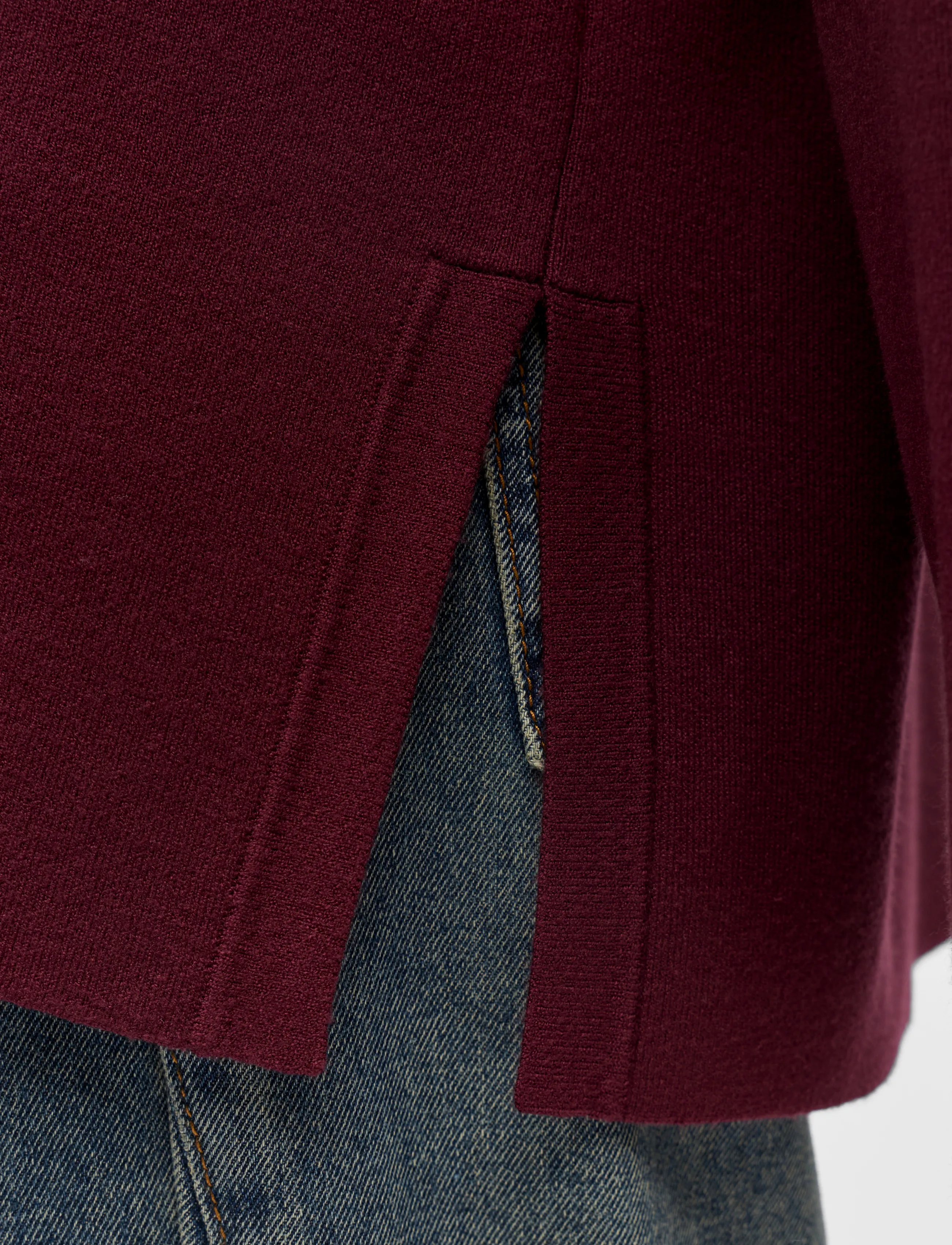 Object - OBJREYNARD L/S LO KNIT PULLOVER NOOS - pullover - windsor wine - 4