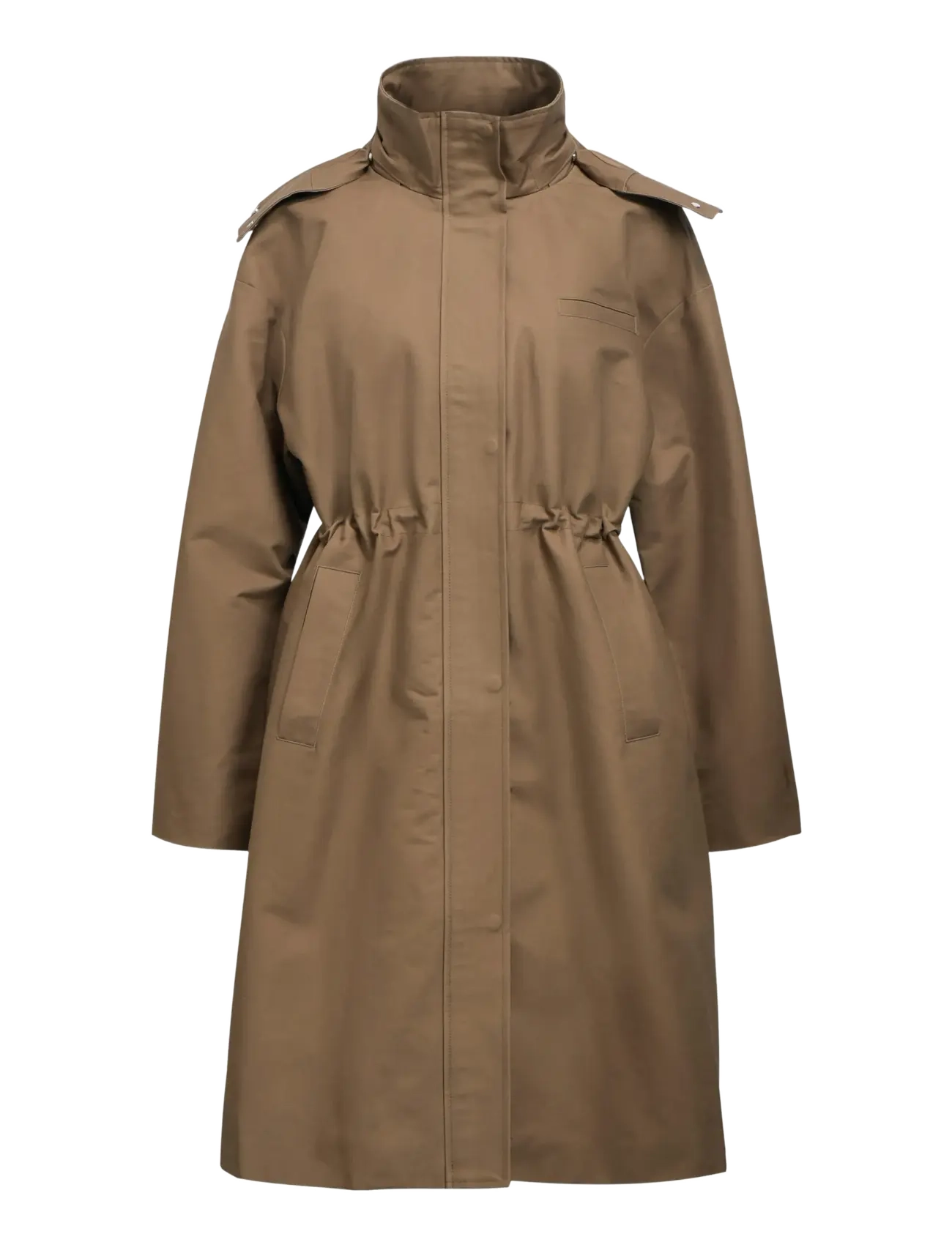 Object - OBJGERDA L/S LO LONG COAT NOOS - lette frakker - morel - 1