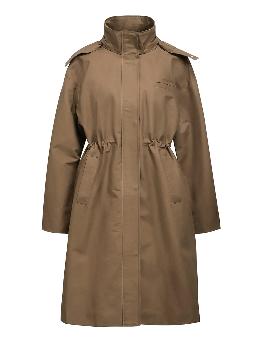 Object - OBJGERDA L/S LO LONG COAT NOOS - lette frakker - morel - 1