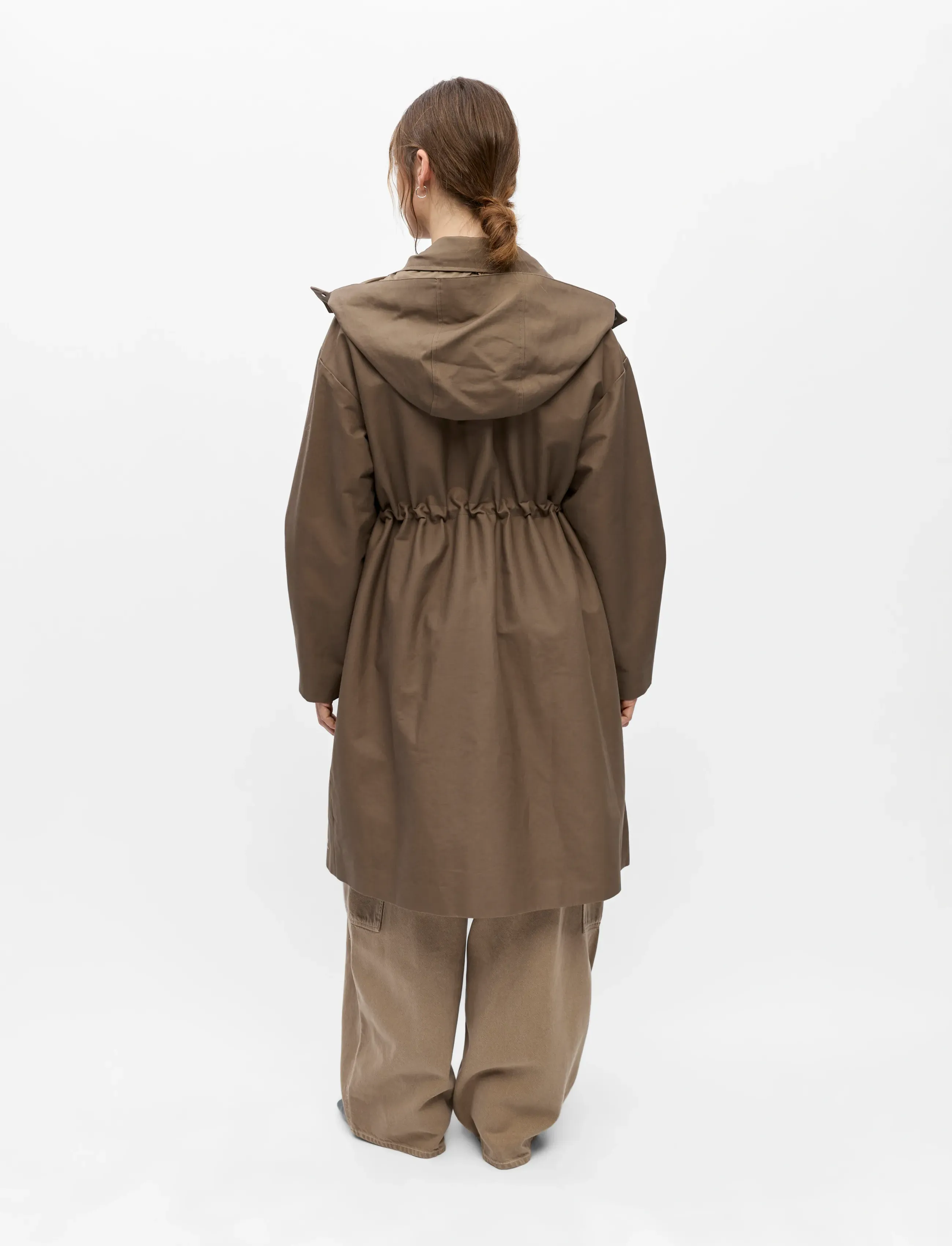 Object - OBJGERDA L/S LO LONG COAT NOOS - lette frakker - morel - 2