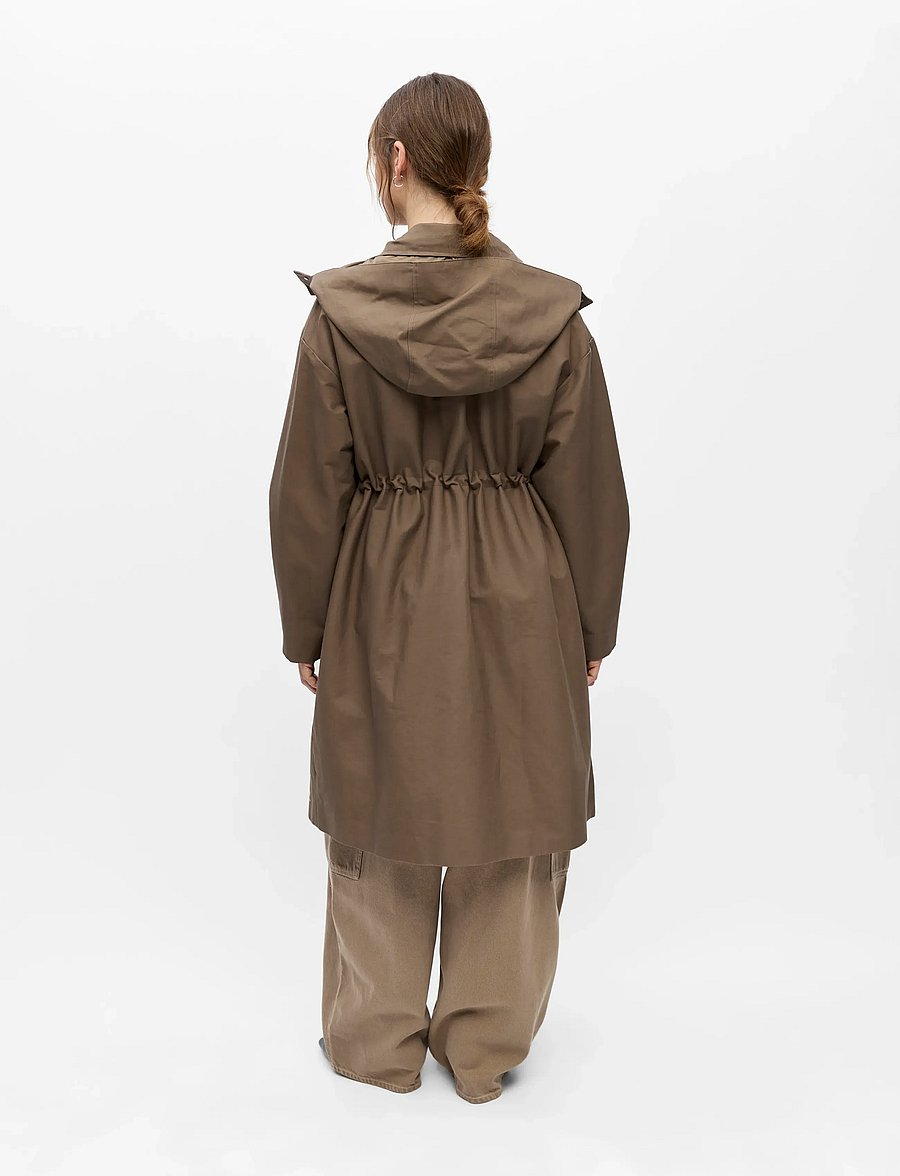 Object - OBJGERDA L/S LO LONG COAT NOOS - lette frakker - morel - 2