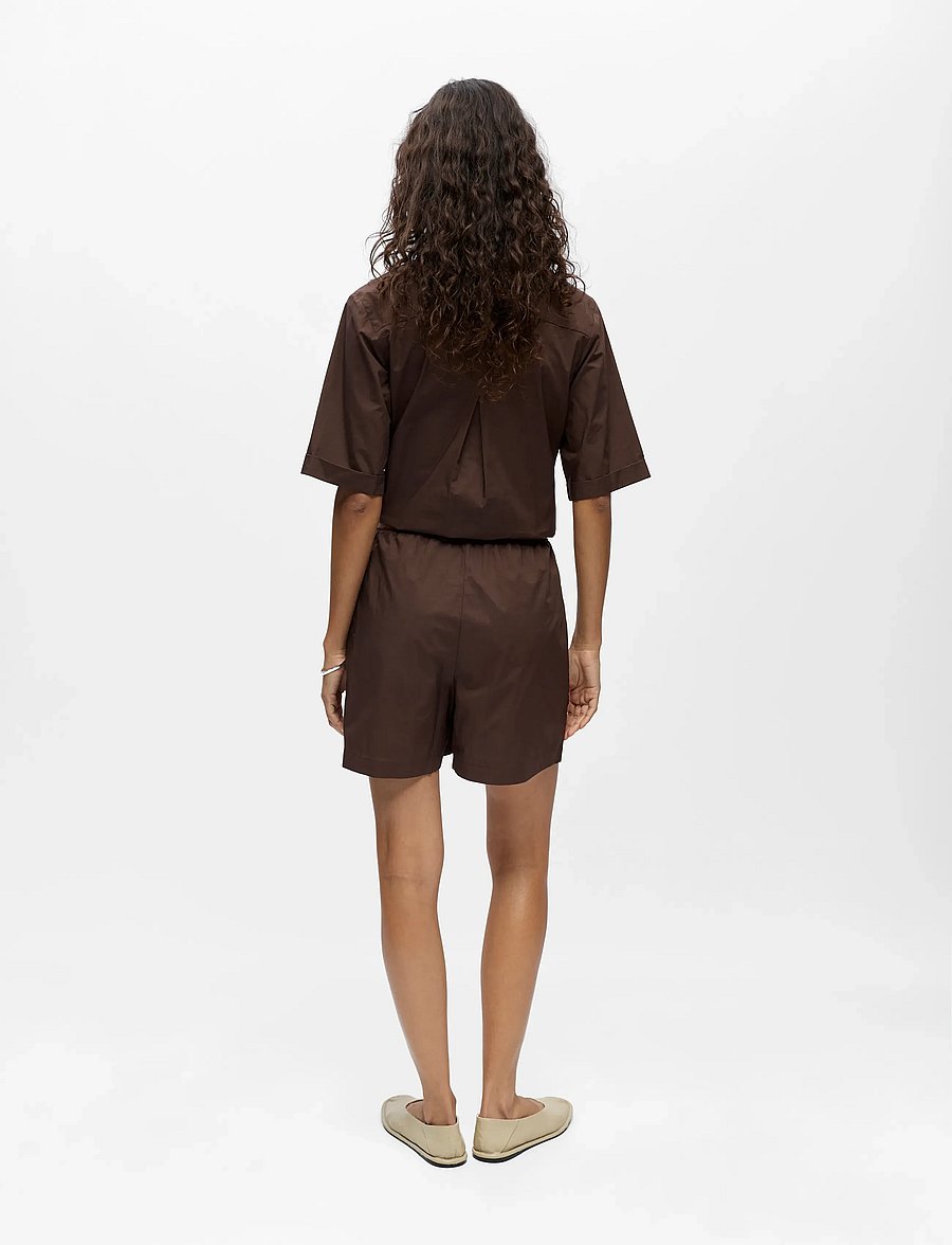Object - OBJDIDDE HOPE MW SHORTS 145 - freizeitshorts - seal brown - 2