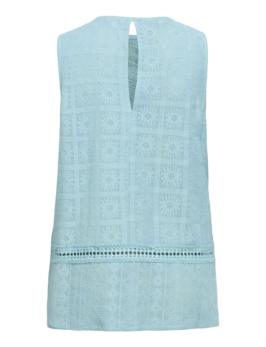 Object - OBJMIONA S/L LONG LO TOP 145 - topid ja varrukateta alussärgid - winter sky - 1